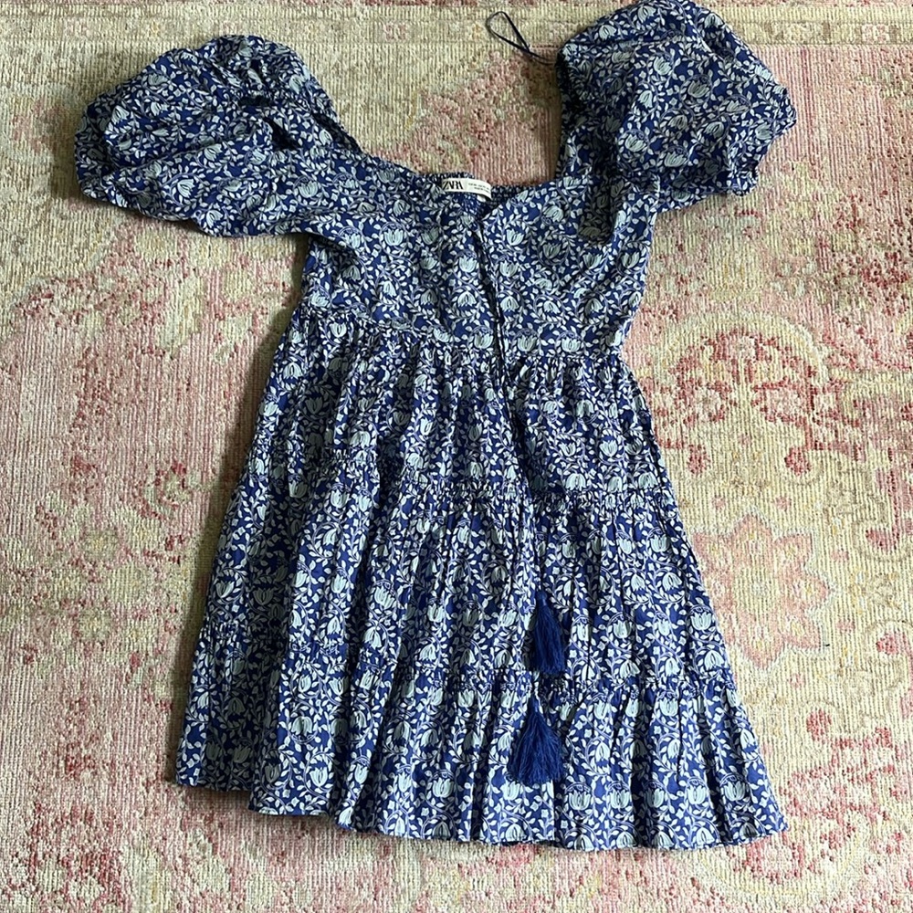 Zara Blue Summer Dress